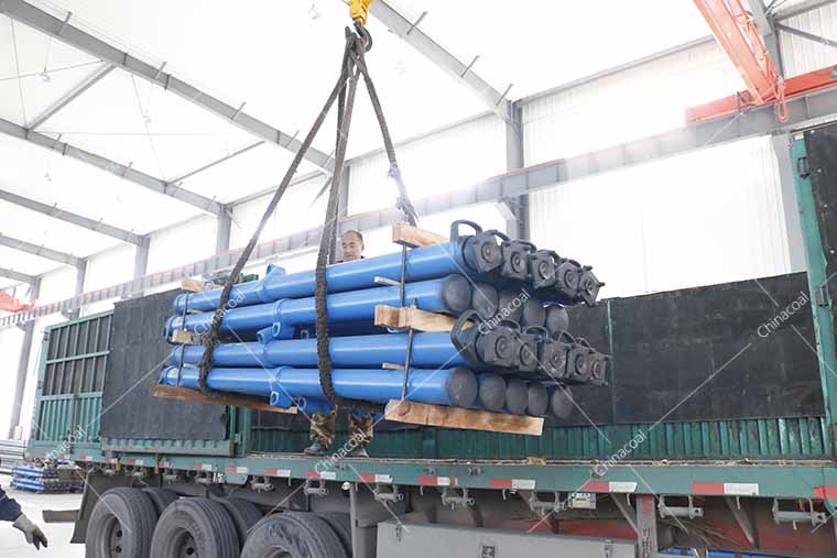 A Batch Of Mining Single Hydraulic Props Of China Coal Group Sent To Shanxi Province